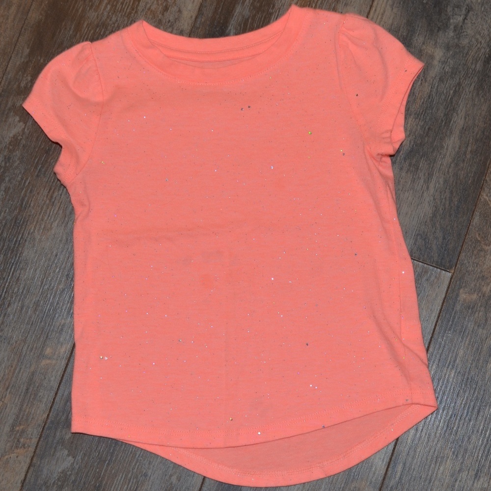 Cat & Jack Sparkly Orange T-Shirt